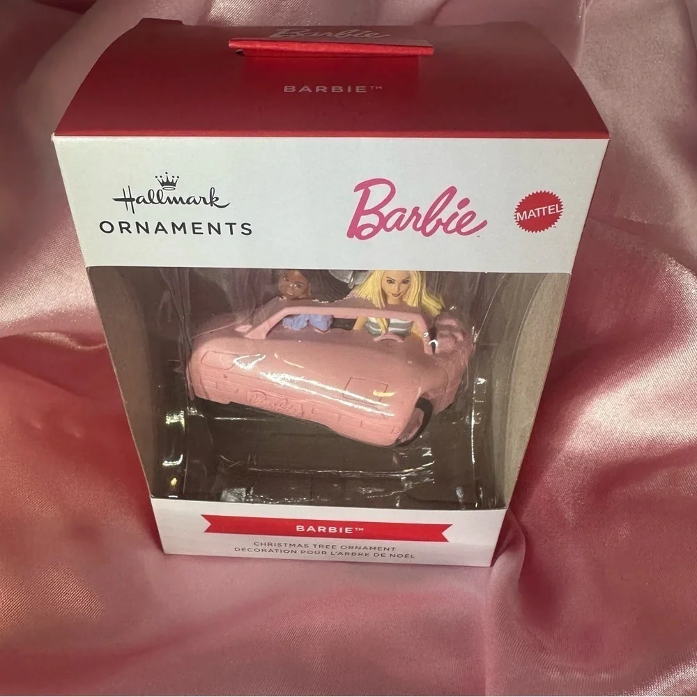 NEW Hallmark Barbie™ Pink Convertible Ornament – 2023